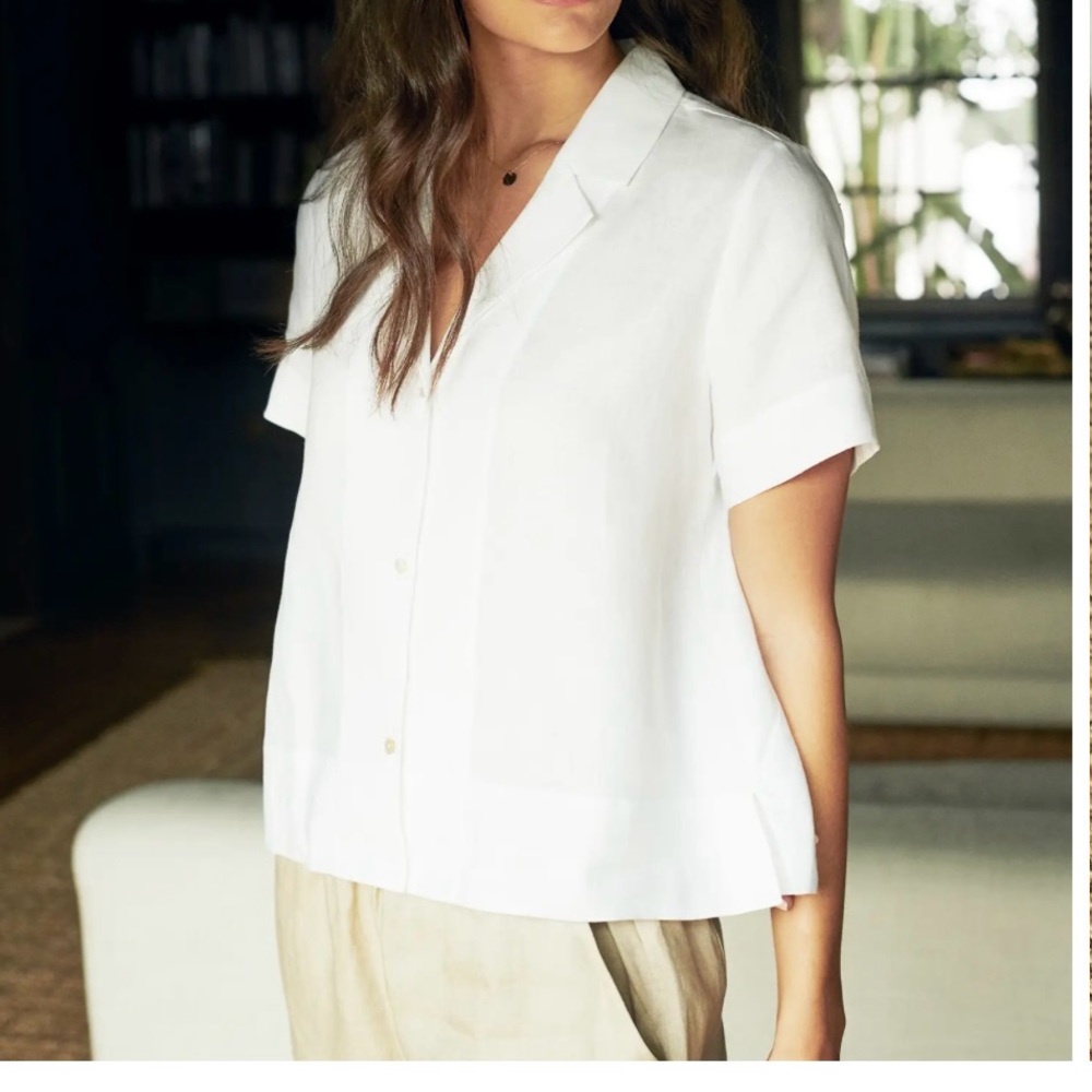 Quince 100% linen top